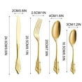 thumbnail image 3 of 4-Piece Stainless Steel Cutlery Set, Knife, Spoon & Fork Set, Mirror Polished Tableware, Kitchen Essentials for Dining & Home Use, Perfect for Family & Party Meals, 3 of 9