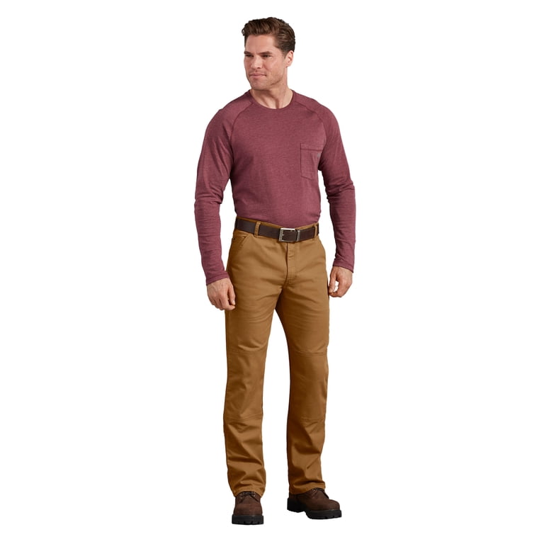 Dickies Men's FLEX Regular Fit Duck Double Knee Pants | Durable