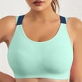 thumbnail image 4 of Bibifish Women Athletic Bra Strong Support Wide Strap Soft Stretchy Moisture-wicking for Fitness Exercise Practical Athletic Bra, 4 of 7