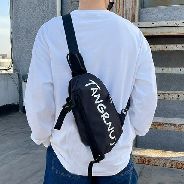Xihbxyly Bolso Bandolera Pequeño, Correa de Hombro Ajustable, Tela Impermeable, Bolso de Viaje Multiusos, Uso Informal Al Aire Libre, Diseño Compacto, para Hombre y Mujer, Tamaño 30 X 17 X 5,5 Cm