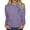 Purple, variant on Women's Embroidered Thermal Long Sleeve Shirt Lined Winter Base Layer Top XL Size Blue