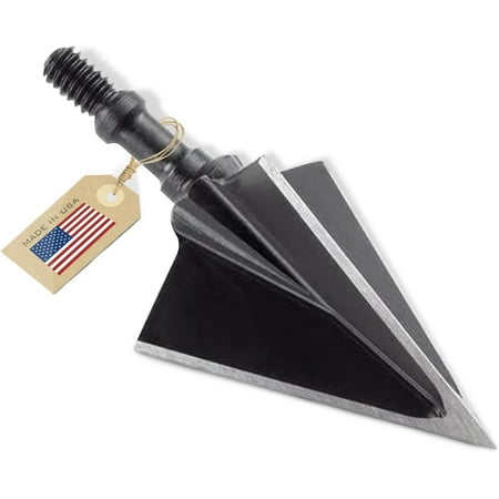 VPA 1045 Carbon Tool Steel 3 Blade 125 Grain Screw-In Broadhead 3 Pack