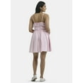 thumbnail image 3 of No Boundaries Smocked Mini Dress with Bows, Women's, 3 of 5
