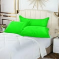thumbnail image 7 of GZHJMY Plain Neon Green Solid Color Zippered Velvet Pillowcases,Super Soft and Cozy Luxury Plush Pillow Case Bed Pillow Pillowcases, 20x30 Inches Home Decor, 7 of 7