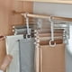 thumbnail image 4 of Estante de almacenamiento de pantalones multifuncional 9 en 1, estante de almacenamiento ajustable para corbatas, organizador de armario, colgador de ropa de acero inoxidable, 4 of 5