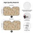 thumbnail image 3 of Bingfone Paisley Floral 1 Car Windshield Sun Shade Protector Keep Your Vehicle Cool Sun Shield Visor Cover Foldable for Car Truck SUV-Small, 3 of 8