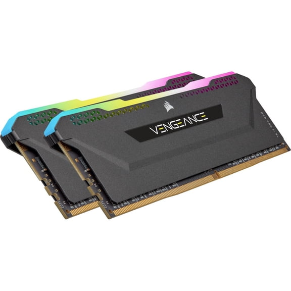Corsair Vengeance RGB Pro SL 32GB (2 x 16GB) DDR4 DRAM 3600MHz C18 Memory Kit, Black