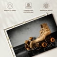 thumbnail image 6 of Elephant Stock Vintage Skates Pop Wall Art - Horizontal Canvas Wall Art - Living Room Wall Decor - Hobbies And Lifestyle Canvas - Beige And Black Decor - 12" x 8", 6 of 8