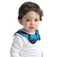 thumbnail image 2 of Hirioo Colorful Ocean Whale for Baby Cotton Petal Bib Drool Bibs for Baby Boy Unisex, 2 of 9