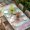 Multicolor, variant on Easter Bunny Table Cloths for 3 Foot Rectangle Tables, Colorful Eggs Cute Rabbit Purple Wooden Plank Patio Waterproof Elastic Fitted Tablecloths, Washable Rectangular Table Cover for Camping