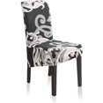 thumbnail image 1 of 2 Pack Stretch Dining Chair Covers, XL/Oversized Removable Washable Soft Spandex High Back Large Chair Cover Slipcover for Dining Room Kitchen Hotel Table Banquet (2 Per Set, HJFF), 1 of 8