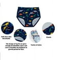 thumbnail image 3 of EIMELI 3 Packs Toddler Little Boys Kids Underwear Breathable Cotton Dinosaur Boxer Briefs Size 3T, 3 of 6