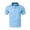 Light Blue&03#0202F, variant on Fabrcox Short Sleeve Polo Shirts for Men Lapel Button Up Men's Henley Shirts Color Block Summer Workout Going Out Men's Golf Shirt with Pocket