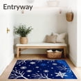 thumbnail image 3 of ODIKA 8'x10' Machine Washable Non-Slip Area Rug, Enchanted Winter Wonderland Protective Surface With Magical Snow Scenes High Traffic Rug with Pad, Blue, 621793, 3 of 8