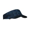 thumbnail image 2 of Bingfone Adjustable Empty Top Sun Visor For Women And Men-Blue Glitter Retro, 2 of 8