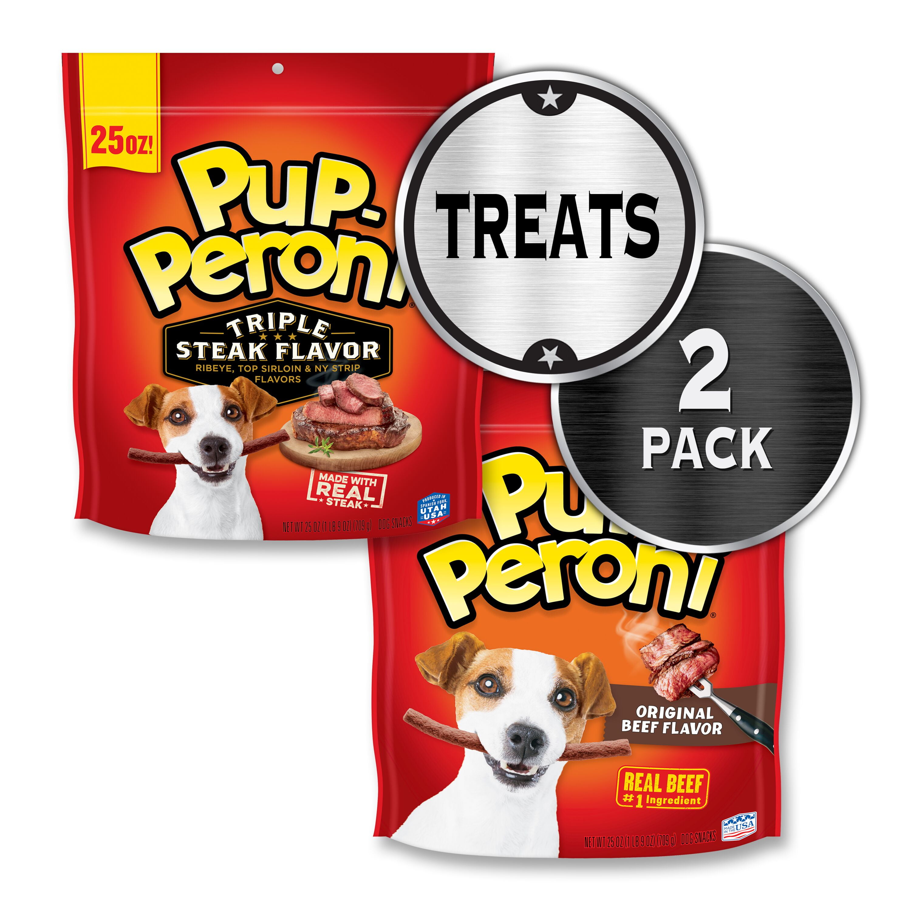 PupPeroni Original Beef Flavor Dog Snacks, 25Ounce