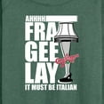 thumbnail image 3 of A Christmas Story - Ahhh Fra Gee Lay Must Be Italian - Women's Lightweight French Terry Long Sleeve Shirt, 3 of 5