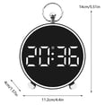 thumbnail image 3 of PATLOLLAV USB-Powered LED Digital Clock with Temperature Display - Modern Digital Alarm Clock with Hanging Ring for Bedroom, Kitchen, Desk, 3 of 9