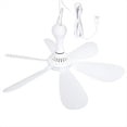 thumbnail image 1 of Ventilador de Techo Silencioso 6 Hojas Alimentado por USB, Colgante para Cama Camping, Tienda Campaña, 1 of 5