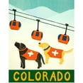 thumbnail image 1 of Great BIG Canvas | Rolled Stephen Huneck Poster Print entitled Colorado Ski Patrol, 1 of 4