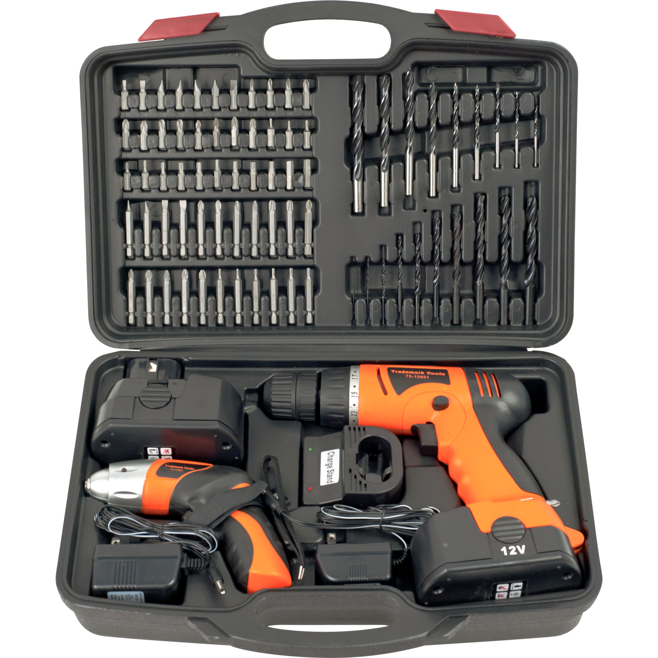 Stalwart Power Tool Sets Cordless Drill and Driver Combo, 74 Piece