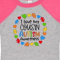 thumbnail image 4 of Inktastic I Love My Cousin Autism Awareness Boys or Girls Baby Bodysuit, 4 of 5