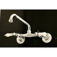 thumbnail image 4 of Kingston Brass  Two-Handle Wall Mount Kitchen Faucet Polished Chrome Polished, 4 of 5