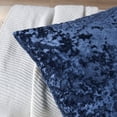 thumbnail image 6 of Home Soft Things Crushed Velvet 2 Piece Throw Pillow Cover Set - Blue - 14" x 26", 6 of 7