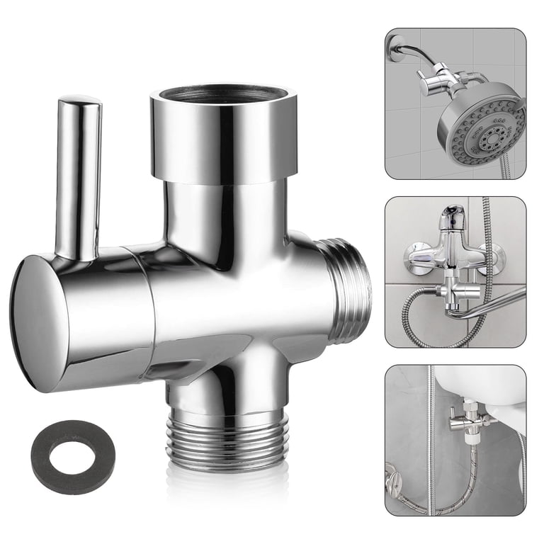 TSV 3-Way Shower Diverter Valve, G1/2" Brass photo 1