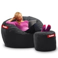 thumbnail image 1 of Puff Cama Individual Baggy 2 en 1 Negro 100 x 180 cm, 1 of 3