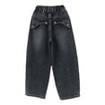 thumbnail image 4 of Boys Casual Jeans Straight Leg Pants Loose Fit Comfortable Trousers For And Everyday Wear Durable Denim Long Pants For Big Kids Youth, 4 of 8