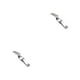 thumbnail image 3 of Kenally 4 Pieces Stainless Steel Lever Closure Door Anti-corrosive Drawer Lock Pre-drilled Electroplate Wardrobe Glossy Stylish 2piezas, 3 of 6