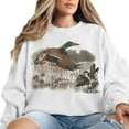 thumbnail image 4 of Vintage Mallard Duck Sweatshirt – Retro Duck Hunting Crewneck Sweater, Waterfowl Animal Lover Gift Unisex Pullover, 4 of 7