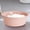Pink, variant on JUSEO Thickened Square Wash Basin – Large Plastic Household Laundry Basin, Pink Bathroom Decor
