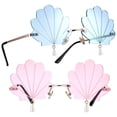 thumbnail image 1 of Raindrops 2Ud Lentes De Fiesta Rave En De Concha Color Variado Para Uso En Eventos, 1 of 6