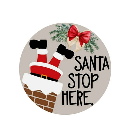 

Santa Door Sign Merry Christmas Front Door Sign Farmhouse Porch Decoration Christmas Welcome Door Decoration Christmas Home Guest Door Decoration Hot Sale Clearance