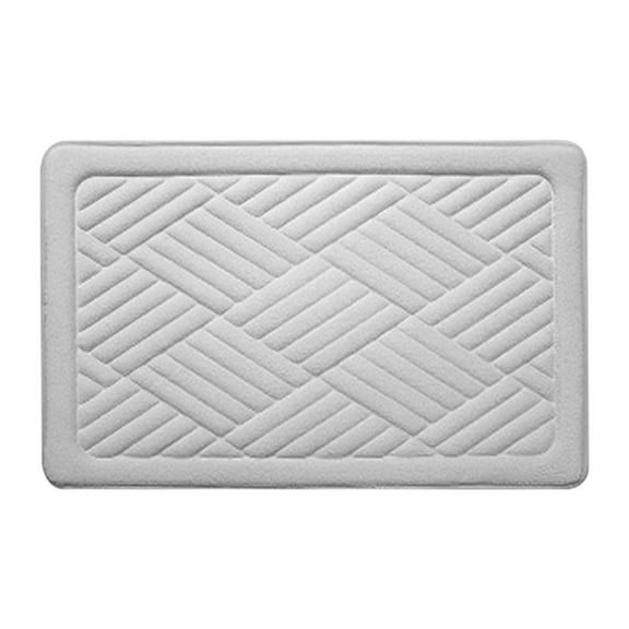 Kraoden 15.7x23.6In Bathroom Door Absorbent Non Slip Floor Mat Toilet Restroom Memory Foam Absorbent Mat Entrance Mat Bathroom Mat Small Size