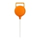 thumbnail image 4 of Asta de bandera de putting green de golf Golpe de copa de putting de golf Asta de hoyo de golf Bandera de copa para Naranja, 4 of 9