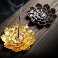 thumbnail image 3 of Porte-encens en Laiton en Forme de Bâton avec Attrape-Cendres, 3 of 3