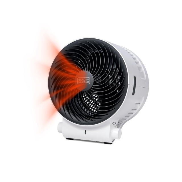 Calentador y ventilador de escritorio BLACK+DECKER de doble función de 1500 W