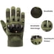 thumbnail image 5 of Un par de guantes militares de combate táctico para hombres, guantes deportivos de verano, protección anticortes para motocross (verde militar M), 5 of 5