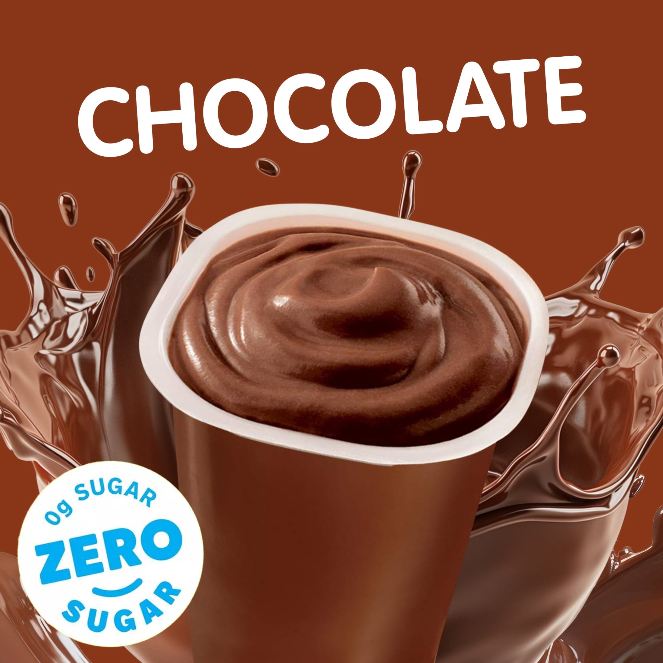 (8 pack) Snack Pack Zero Sugar Chocolate Pudding, 3.25 oz Pudding Cups, 4 Count