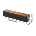 thumbnail image 2 of Wooden Gaming Speaker, Retro Design, 4D Surround Sound, LED Light Strip, for Desktop,Laptop, Enhanced Gaming Experience, 2 of 7