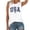 AB155 OTHER, variant on Bainana Women Summer Casual Anniversary T Shirts USA Flag Print Crewneck Sleeveless Tank Top Ladies America 4th Of July 250 Years Birthday Graphic T-Shirt Size L