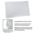 Adjustable Loft Queen Pillows 20”x30” Gel Fiber Hypoallergenic
