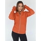 thumbnail image 4 of Sudaderas con Capucha y Cremallera para Mujer, Chaquetas de Forro , Sudaderas de Gran Tamaño, Conjuntos de Moda de Otoño, Suéteres, Ropa de Invierno. Naranja M, 4 of 9