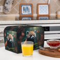 thumbnail image 6 of Picia Forest Plant Raccoon Print 2 Slice Toaster Cover , Toaster Protector Dustproof Kitchen Appliance Cover, Kitchen Appliance Dustproof Protector, 6 of 7