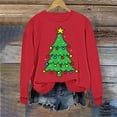 thumbnail image 1 of Taylonsss Chandail en Molleton de Noël à Col Rond pour Femmes Manches Longues Chandail Décontracté pour Hiver et Printemps Usage Quotidien, 1 of 5