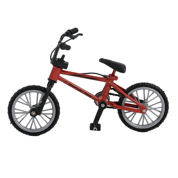 OUTAD Mini Size Simulation Alloy Finger Bike Children Kid Funnt Mini Finger Bike Toy With Brake Rope Best Birthday Gift