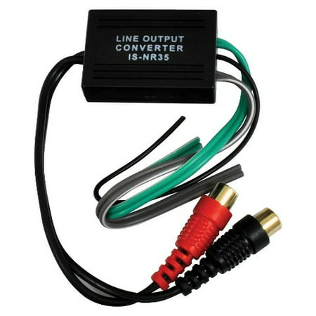 SPEAKER WIRE TO RCA HI/LOW ADAPTER CONVERTER LINE LEVEL OUTPUT AUDIO VIDEO (Best Sedan Car In Low Price)